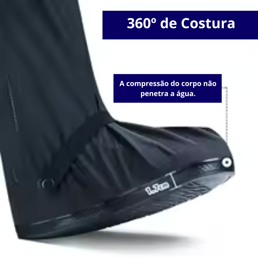 Capa de chuva para os pés - Super protetora